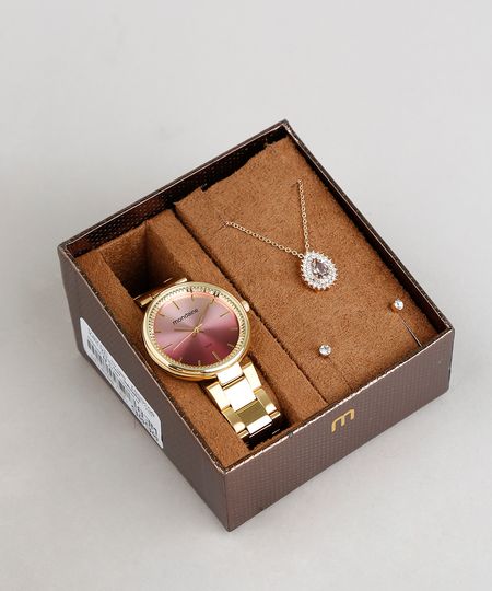 Kit-de-Relogio-Analogico-Mondaine-Feminino---Colar---Brinco---53687LPMKDE2K-Dourado-9377290-Dourado_1 Kit-de-Relogio-Analogico-Mondaine-Feminino---Colar---Brinco---53687LPMKDE2K-Dourado-9377290-Dourado_1