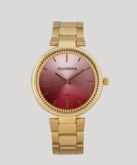 Kit-de-Relogio-Analogico-Mondaine-Feminino---Colar---Brinco---53687LPMKDE2K-Dourado-9377290-Dourado_3