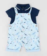 Conjunto-Infantil-de-Body-Polo-Manga-Curta-Azul-Marinho---Jardineira-Estampada-de-Tubaroes-em-Linho-Azul-Claro-9125098-Azul_Claro_1