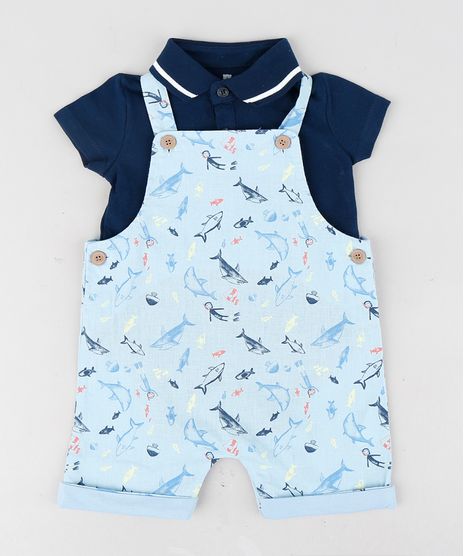 Conjunto-Infantil-de-Body-Polo-Manga-Curta-Azul-Marinho---Jardineira-Estampada-de-Tubaroes-em-Linho-Azul-Claro-9125098-Azul_Claro_1