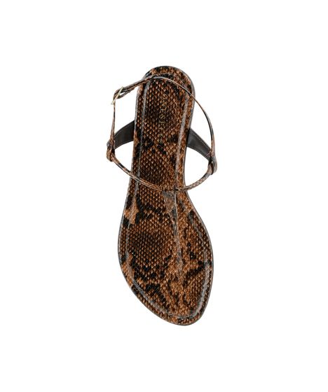 sandalia rasteira animal print