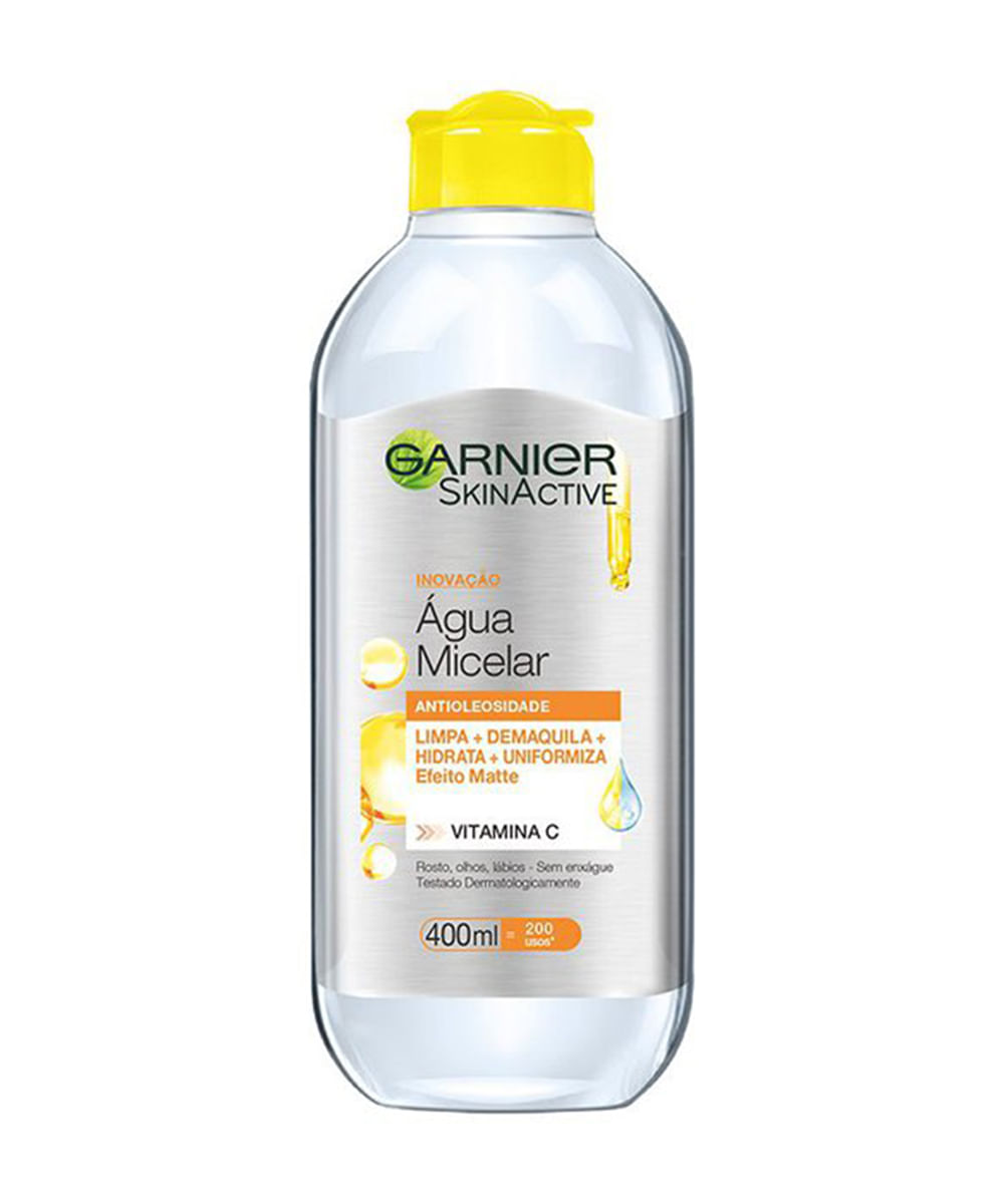 Água Micelar Garnier SkinActive Vitamina C Antioleosidade - 400ml Único