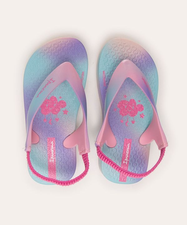 chinelo infantil ipanema algodão doce rosa 20-21