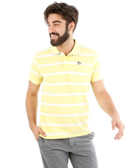 Polo-em-Piquet-Listrada--Amarela-7978261-Amarelo_1