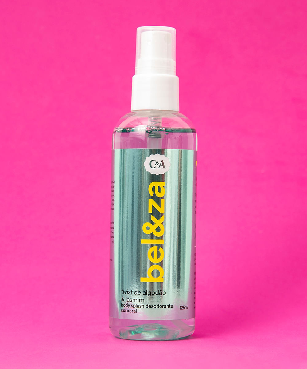body splash corporal vegano algodão e jasmim único