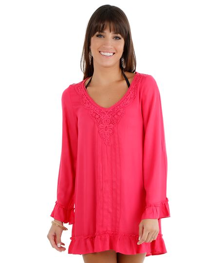 Saida-de-Praia-com-Renda-Rosa-8074409-Rosa_1 Saida-de-Praia-com-Renda-Rosa-8074409-Rosa_1