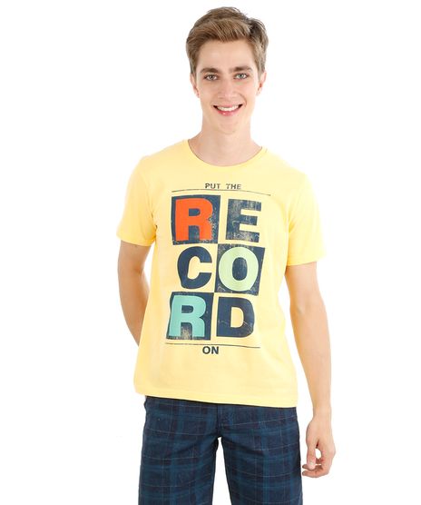 Camiseta-com-Estampa--Record--Amarela-8206490-Amarelo_1