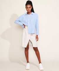 Saia-Feminina-Mindset-Midi-Transpassada-Estampada-Xadrez-com-Linho-e-Fenda-Off-White-9981460-Off_White_3