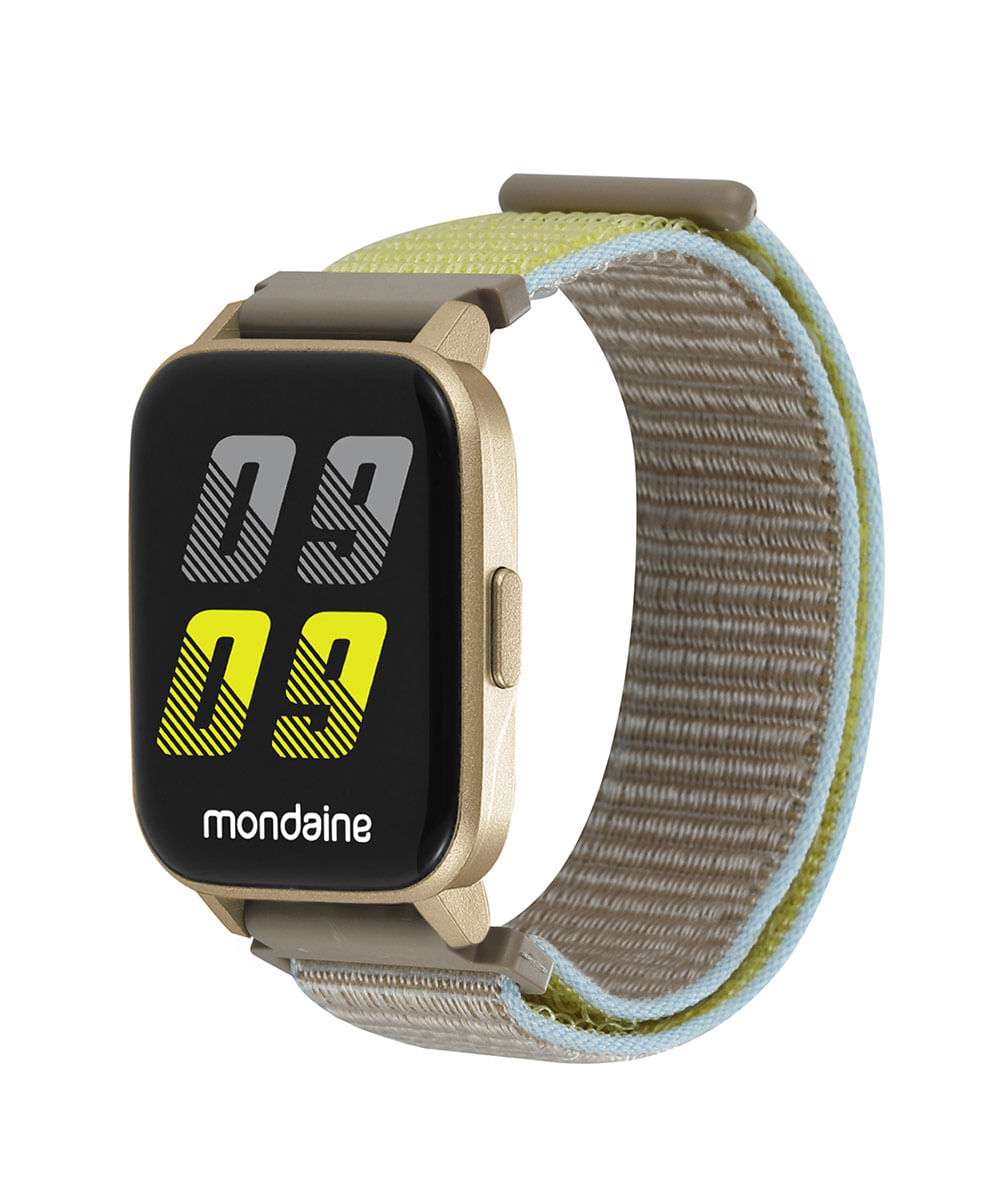 Smartwatch Mondaine Unissex Digital Dourado