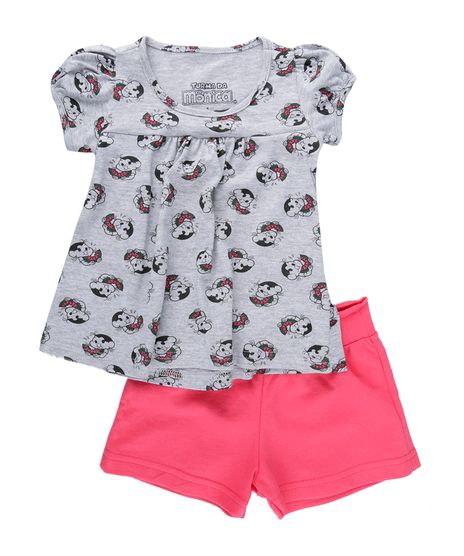 Conjunto-de-Blusa---Short-Magali-Cinza-Mescla-8174528-Cinza_Mescla_1