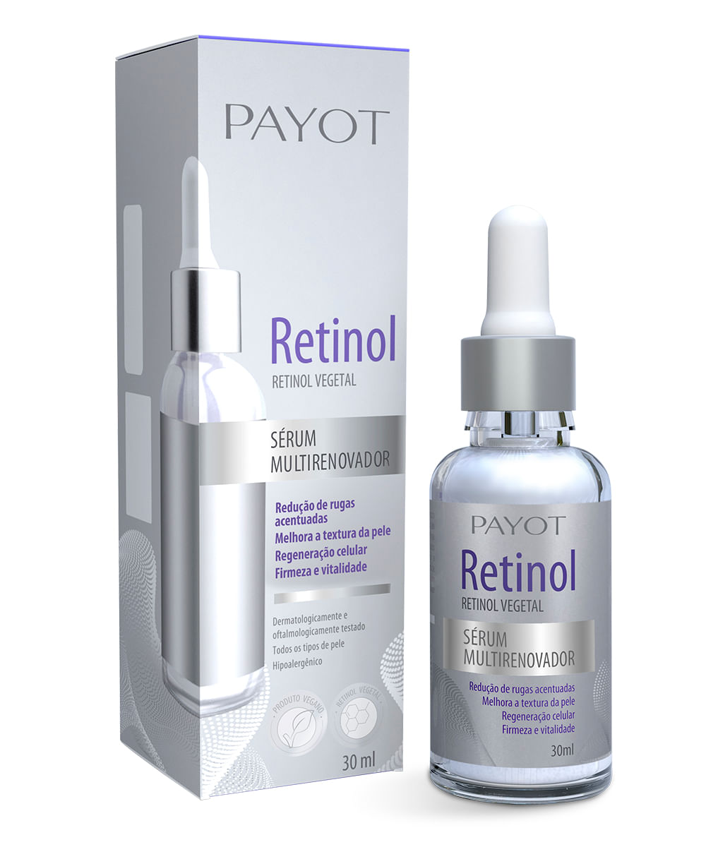 sérum facial retinol multirenovador payot único - TRANSPARENT
