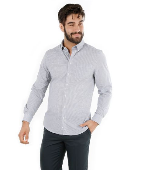 Camisa-Social-Xadrez--Preta-7978900-Preto_1