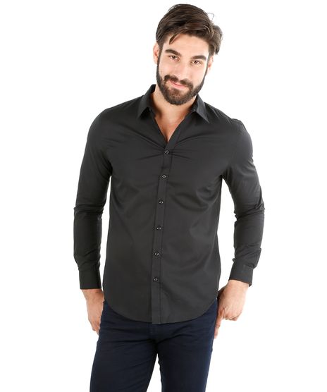 Camisa-Social-Comfort-Preta-7982487-Preto_1