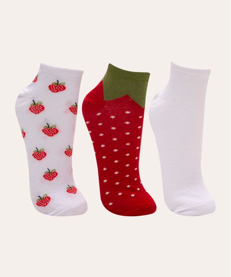 kit-de-3-pares-de-meias-cano-medio-morango-vermelho-1034408-Vermelho_1