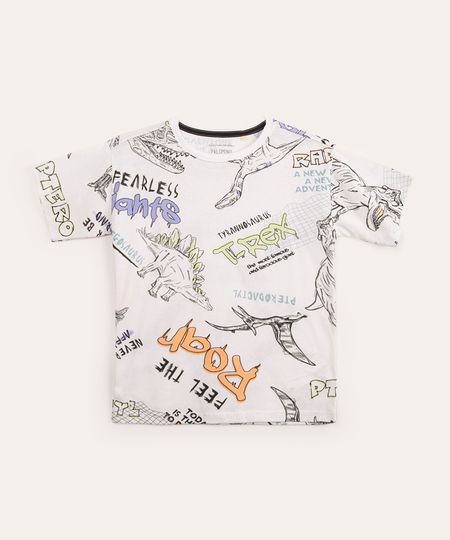 camiseta-infantil-de-algodao-dinossauros-off-white-1032868-Off_White_1 camiseta-infantil-de-algodao-dinossauros-off-white-1032868-Off_White_1