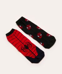 Kit-de-2-Meias-Infantis-Cano-Medio-Estampadas-Homem-Aranha-Multicor-1002489-Multicor_3