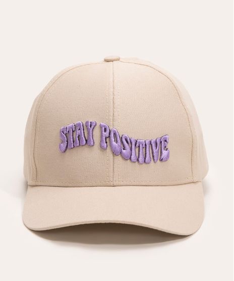 bone-infantil-aba-curva-stay-positive-bege-1037454-Bege_1