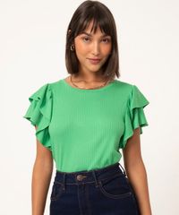 blusa-canelada-manga-com-babado-verde-medio-1035636-Verde_Medio_1