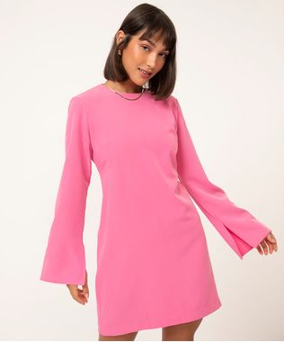 vestido-curto-manga-sino-com-ombreira-rosa-medio-1036768-Rosa_Medio_1