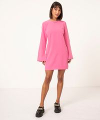 vestido-curto-manga-sino-com-ombreira-rosa-medio-1036768-Rosa_Medio_3