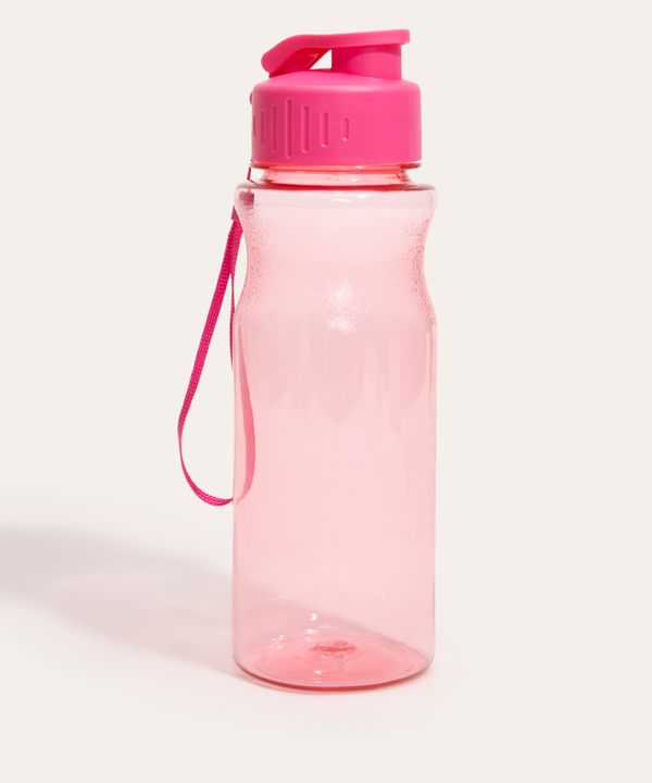 garrafa esportiva rosa Único