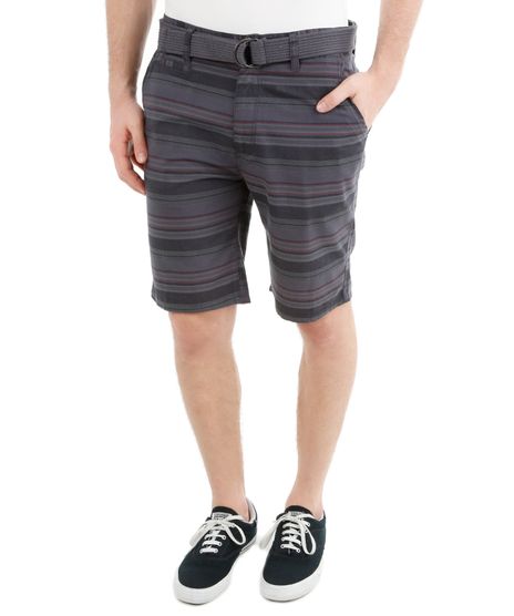 Bermuda-Slim-Listrada-com-Cinto-Cinza-Escuro-7992572-Cinza_Escuro_1