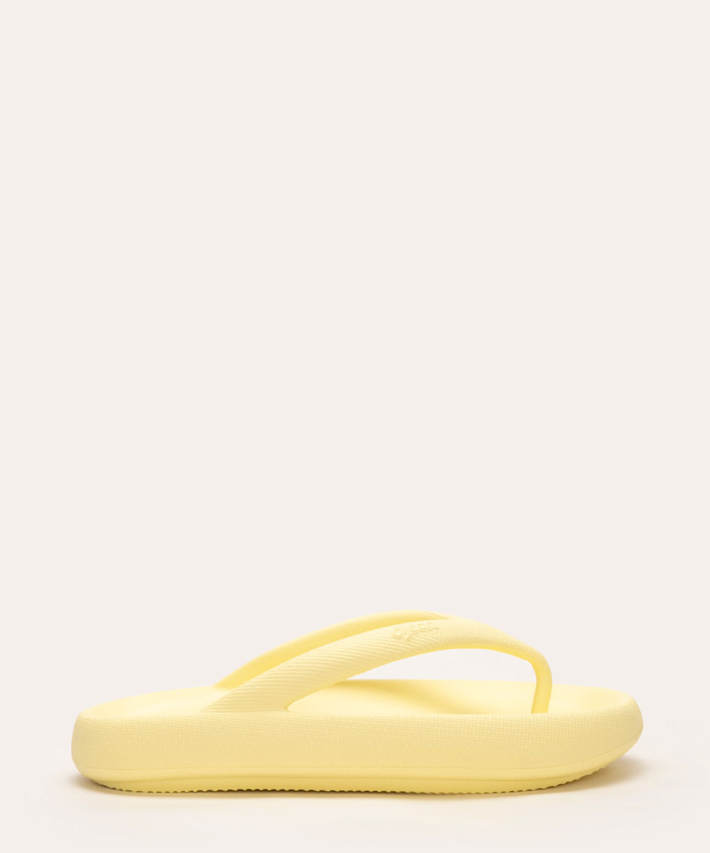 chinelo slide zen dijean amarelo