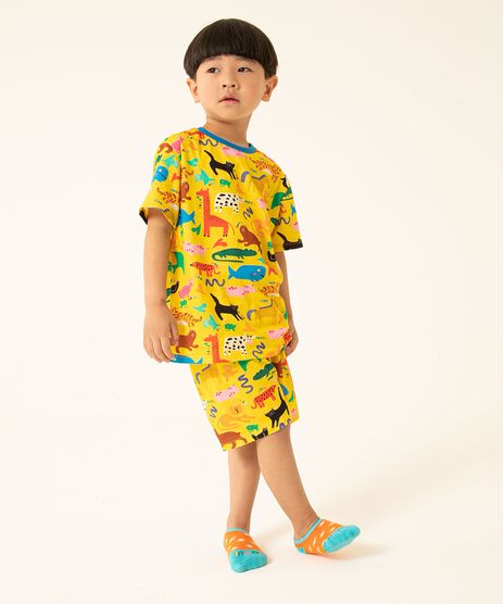 pijama-infantil-manga-curta-bicharada-mooui-multicor-1034666-Multicor_1