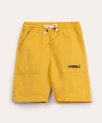 short-infantil-de-sarja-com-cordao-bordado-mooui-amarelo-1035083-Amarelo_3
