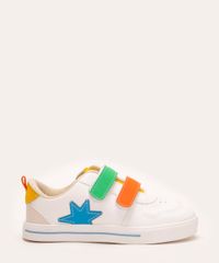 tenis infantil cano baixo estrela com velcro