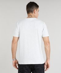 Camiseta-Masculina-com-Bolso-Estampado-de-Passaros-Manga-Curta-Gola-Careca-Cinza-Mescla-Claro-9304002-Cinza_Mescla_Claro_2