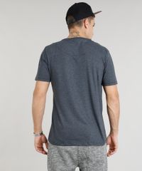 Camiseta-Masculina-com-Bolso-Estampado-de-Abacaxi-Manga-Curta-Gola-Careca-Cinza-Mescla-Escuro-9304029-Cinza_Mescla_Escuro_2