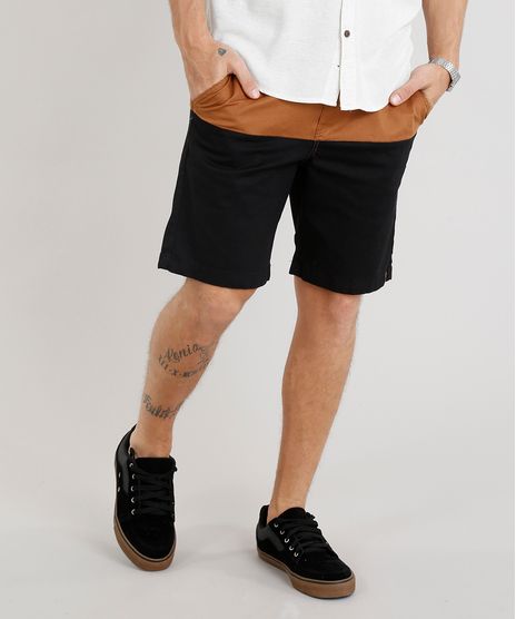 Bermuda-Masculina-com-Recorte-e-Cordao-Caramelo-9268971-Caramelo_1
