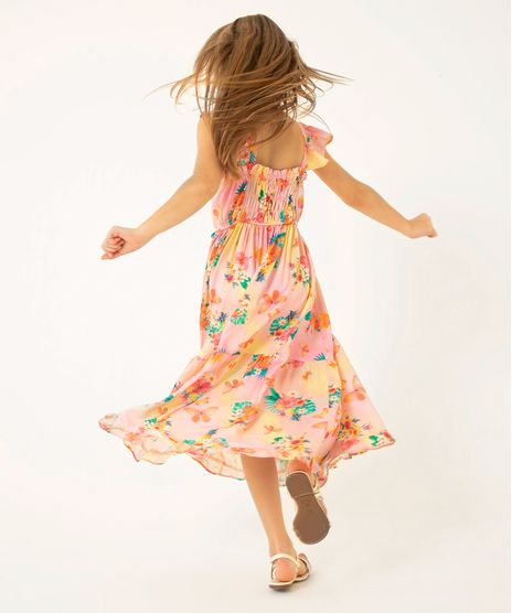 vestido-infantil-longo-floral-manga-curta-rosa-1036272-Rosa_1