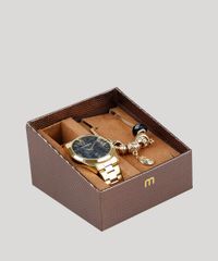 Kit-de-Relogio-Analogico-Mondaine-Feminino---Pulseira---53671LPMVDE3K-Dourado-9377591-Dourado_1