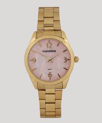 Kit-de-Relogio-Analogico-Mondaine-Feminino---Pulseira---53671LPMVDE2KA-Dourado-9377588-Dourado_3