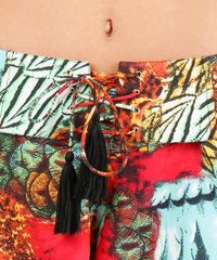 Short-Estampado-de-Penas-Verde-Claro-8074343-Verde_Claro_4