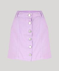 Saia-Cintura-Alta-de-Sarja-com-Botoes-Lilas-9251627-Lilas_3