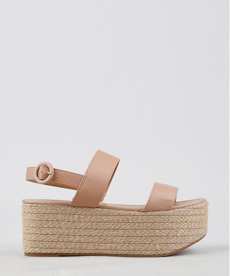 Sandalia-Feminina-Flatform-Vizzano-com-Corda-Bege-9271376-Bege_1
