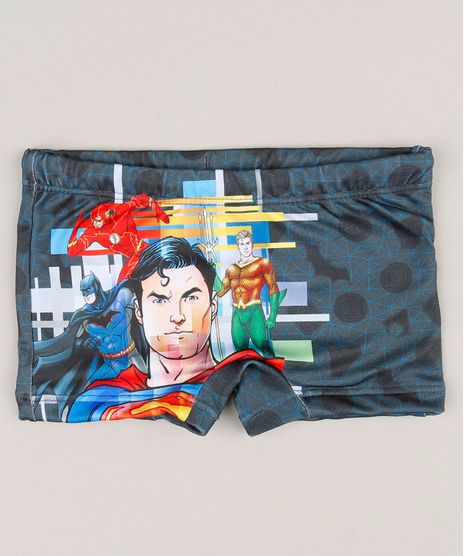 Sunga-Infantil-Boxer-Estampada-Liga-da-Justica-Chumbo-9122318-Chumbo_1