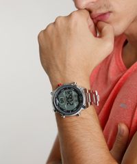 Kit-de-Relogio-Digital-Speedo-Masculino---Pen-Drive---15005G0EVNS2K-Prateado-9376966-Prateado_2