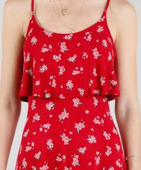 Vestido-Feminino-Curto-Estampado-Floral-com-Babado-Vermelho-9299004-Vermelho_4