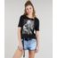 Blusa-Feminina--Chama-no-Probleminha--Manga-Curta-Decote-Redondo-Preta-9328390-Preto_1