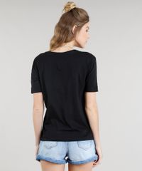 Blusa-Feminina--Chama-no-Probleminha--Manga-Curta-Decote-Redondo-Preta-9328390-Preto_2