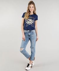 Blusa-Feminina-Ravenclaw-Harry-Potter-Manga-Curta-Decote-Redondo-Azul-Marinho-9325150-Azul_Marinho_3