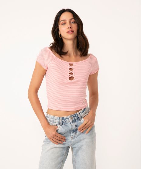 blusa-listrada-manga-curta-decote-redondo-com-x-rosa-claro-1036937-Rosa_Claro_1