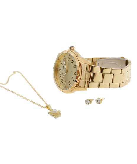 Kit-de-Relogio-Mondaine-Feminino-Analogico---Colar-e-Par-de-Brincos-94770LPMGDE1KA---Dourado-8243527-Dourado_1