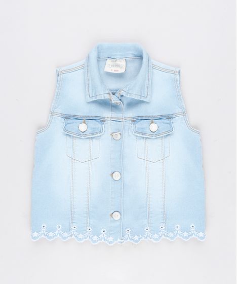 coletinho jeans infantil