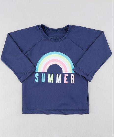 Blusa-de-Praia-Infantil--Summer--Manga-Longa-com-Protecao-UV50--Azul-Marinho-9280917-Azul_Marinho_1