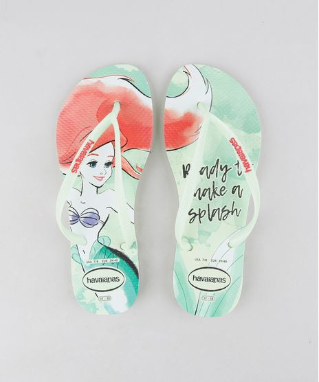 Chinelo-Havaianas-Feminino-Slim-Ariel-Pequena-Sereia-Verde-Claro-9309020-Verde_Claro_1
